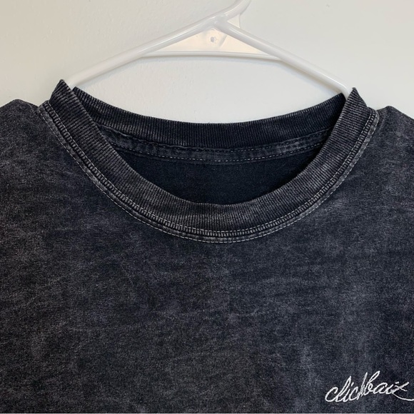 David Dobrik Clickbait Acid Wash Merch T-Shirt - Picture 3 of 8